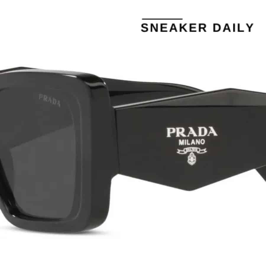 K Nh Prada Black Dark Grey Mm Men Sunglasses Pr Zs Ab S