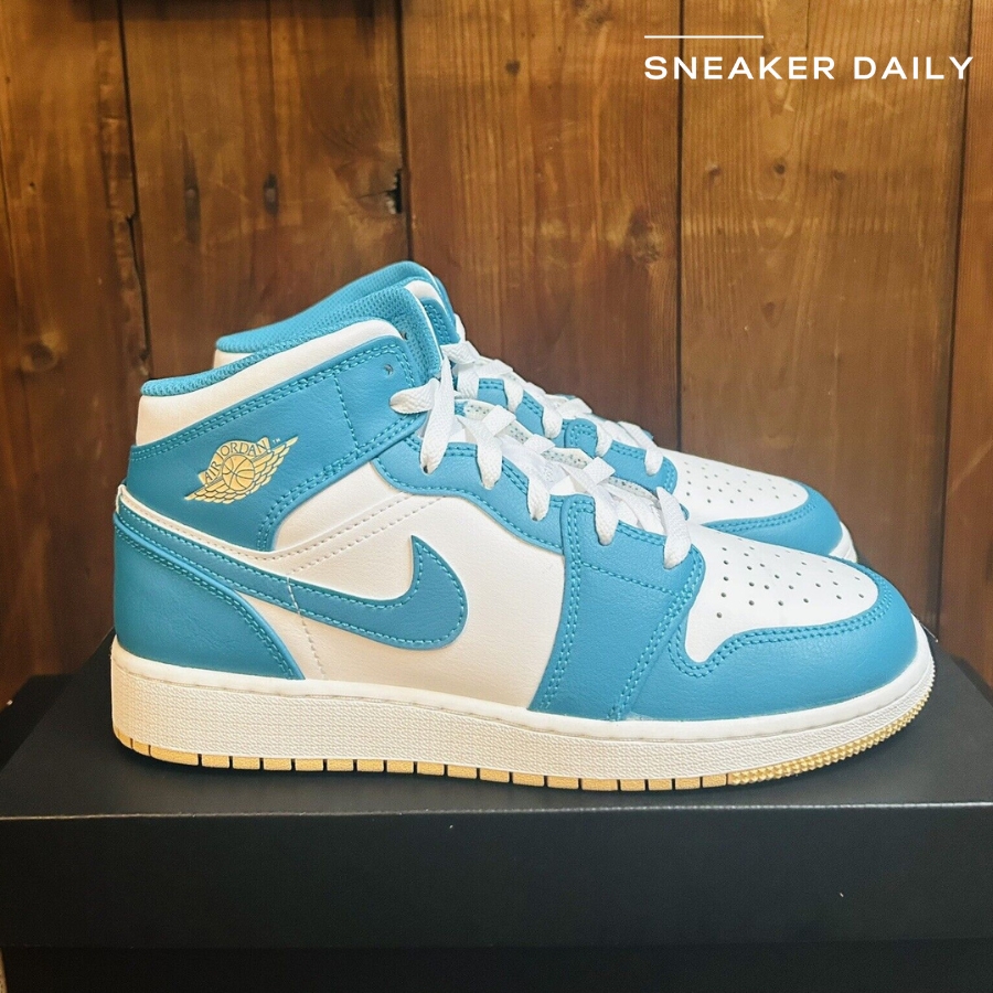 Gi Y Air Jordan Mid Aquatone Gs Dq Sneaker Daily