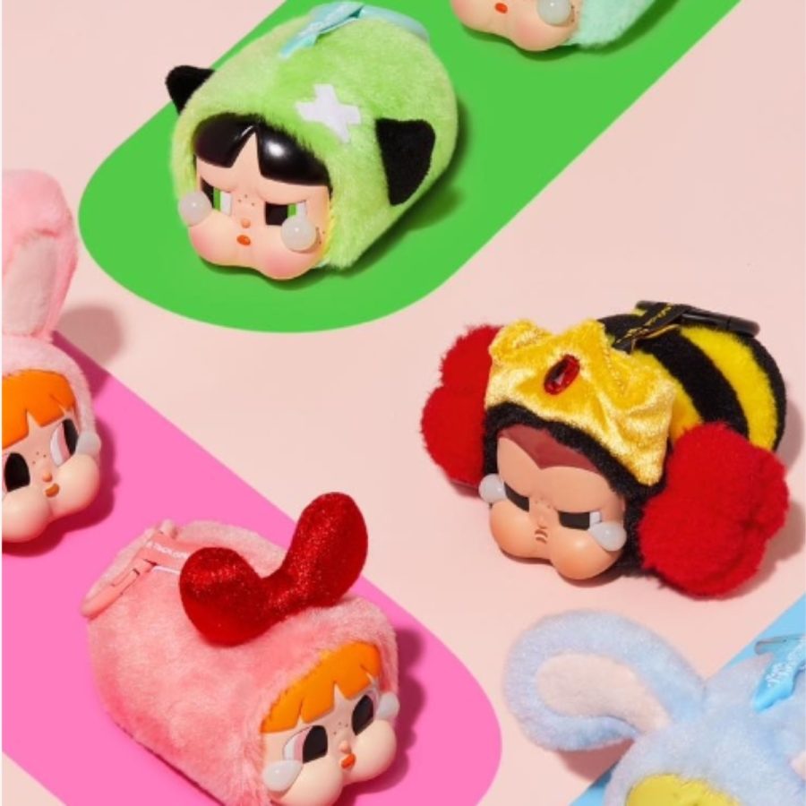 SECRET Pop Mart Crybaby Powerpuff Girls Series Vinyl Face Plush