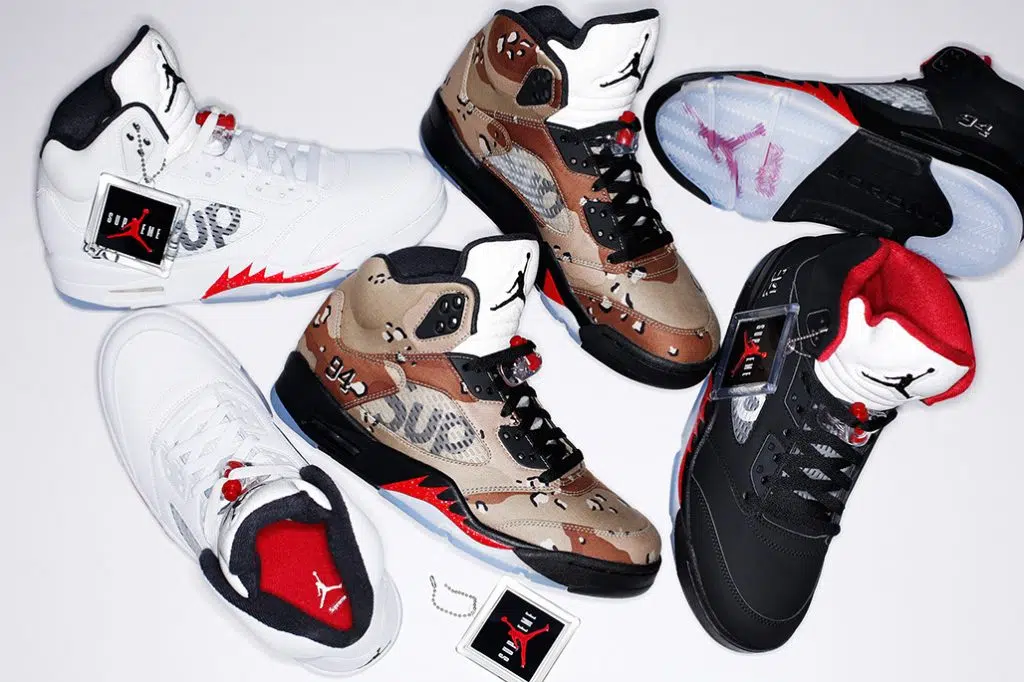 supreme air jordan 5 release date 1