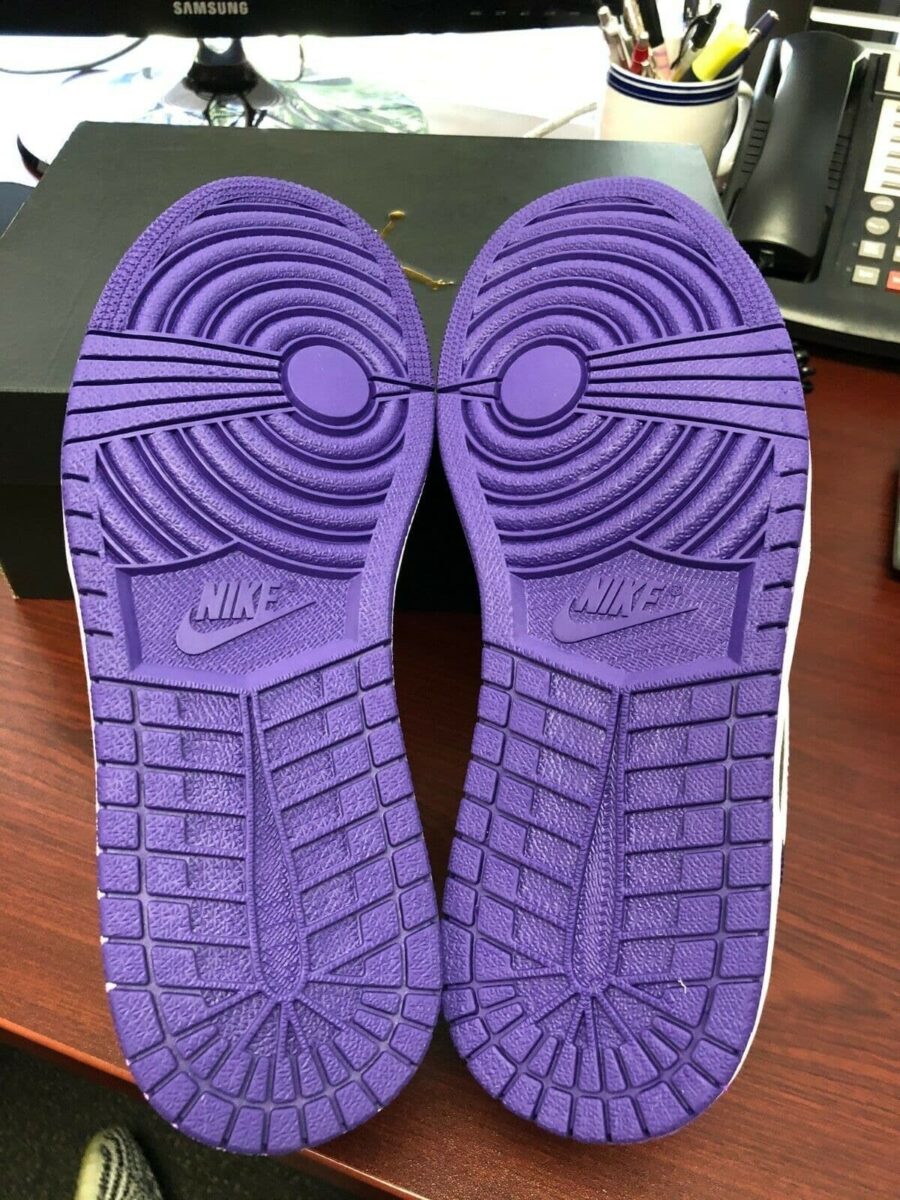 giày nam air jordan 1 low court purple 553558-501