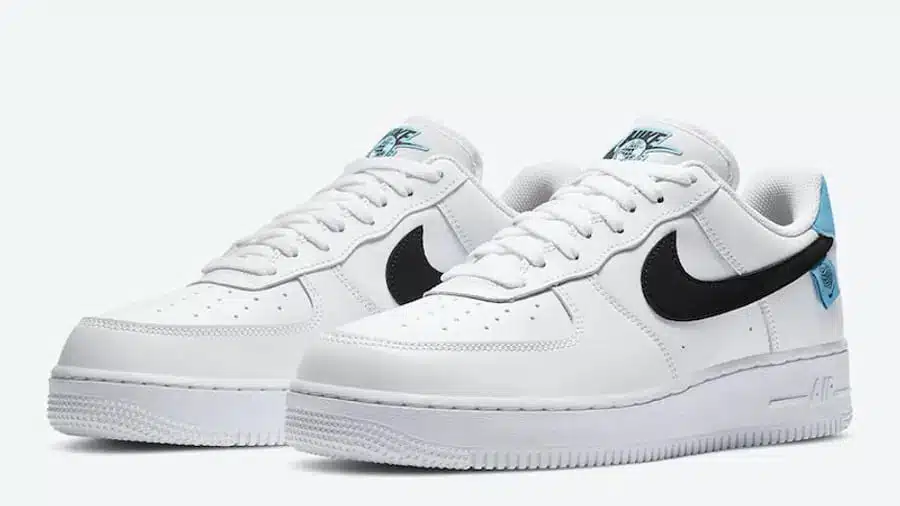 air force 1 07 white black blue fury