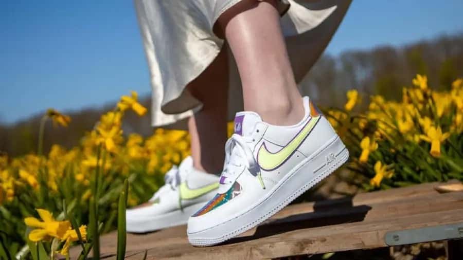 giày nữ nike air force 1 easter cw0367-100