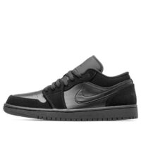 giày air jordan 1 low triple black 553558-025