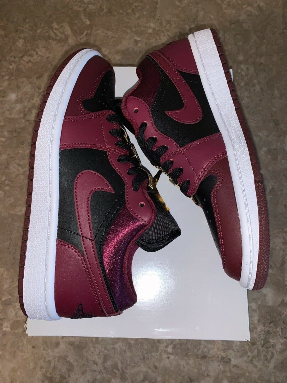 GiÃ y Air Jordan 1 Low Maroon Black DB6491-600 - Sneaker Daily