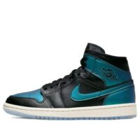 giày nam air jordan 1 mid 'metallic turquoise' bq6472-009