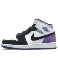 giày nữ air jordan 1 mid se gs 'varsity purple' bq6931-105