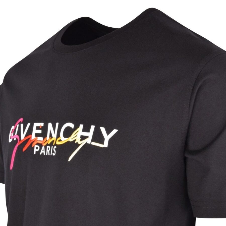 áo givenchy signature tee black