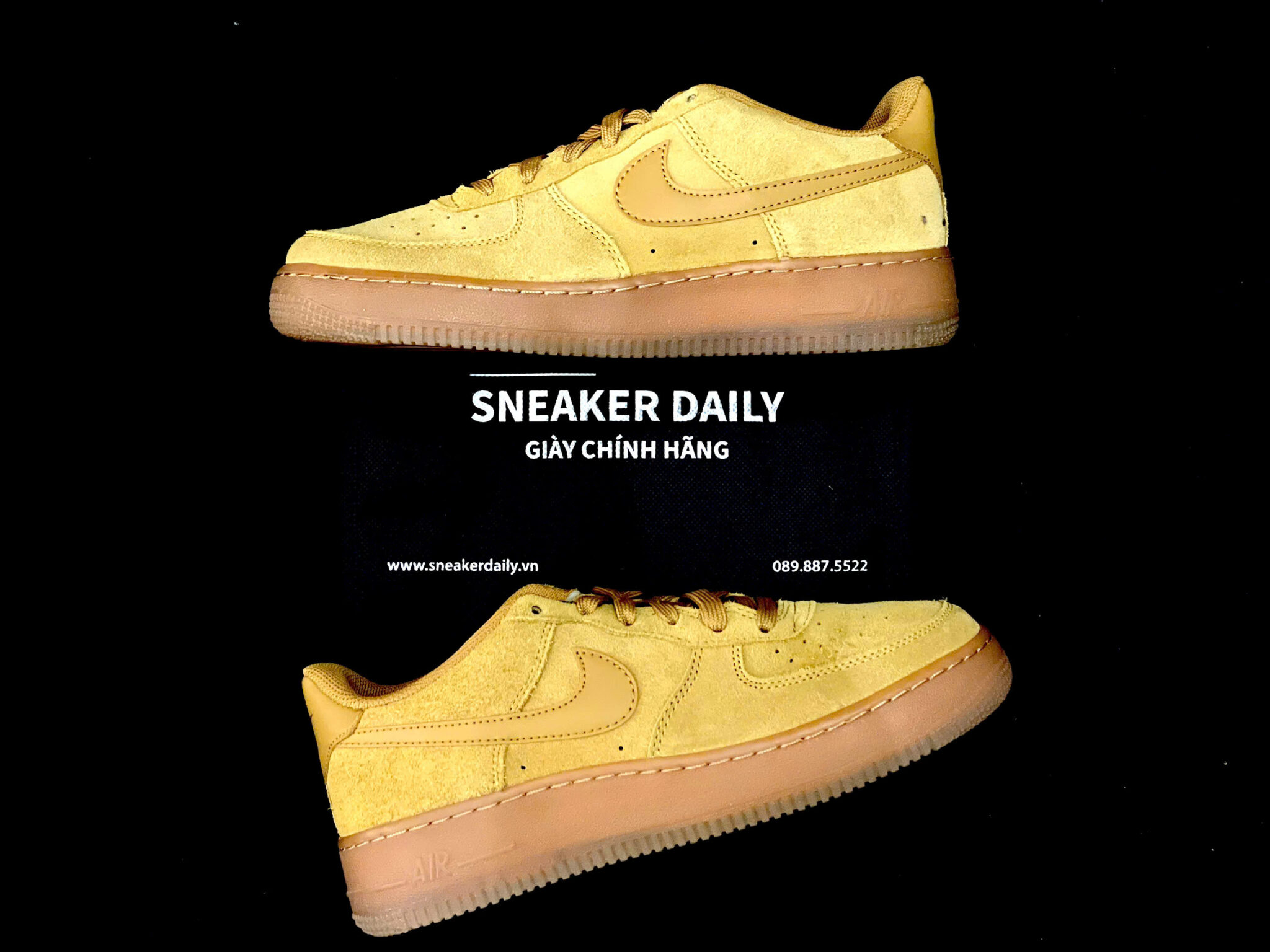 z7332496541782_122e6fffa922f10f7e7f374dd967f3d9 giày nike air force 1 lv8 3 'wheat' (gs) bq5485-700