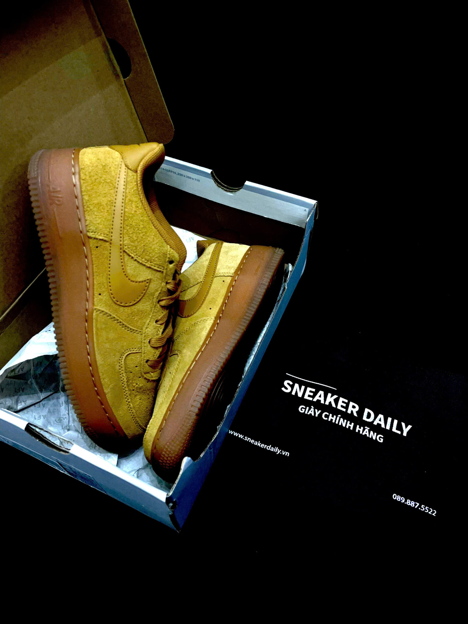 z7332496554657_77b8b605a67c100c295352abd8315096 giày nike air force 1 lv8 3 'wheat' (gs) bq5485-700
