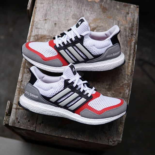 giày adidas ultraboost 1.0 'grey scarlet' ef2027