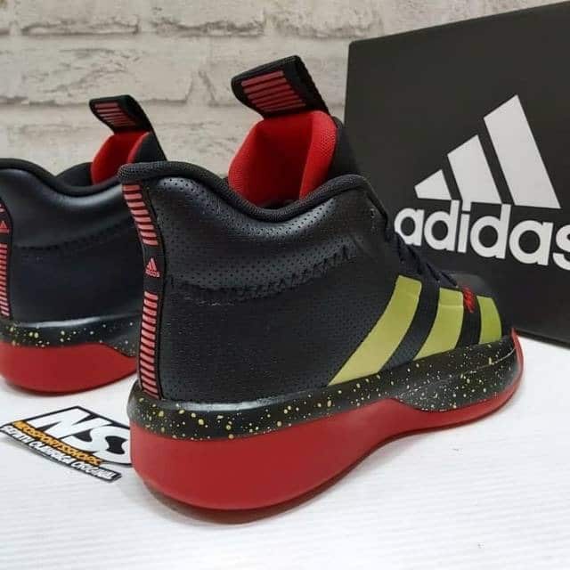 giày nam adidas pro next 2019 'black red gold' eg2799