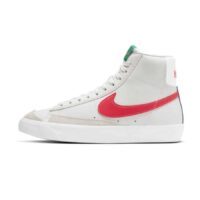 giày bóng rổ nike blazer mid '77 gs 'platinum tint bright crimson' da4086-004