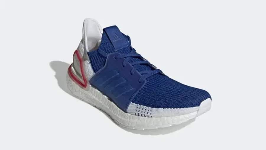 giày nam adidas ultraboost 19 'white blue' ef1340