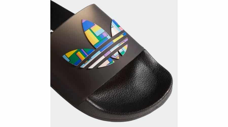 dép adidas adilette slides 'pride core black' fy9017