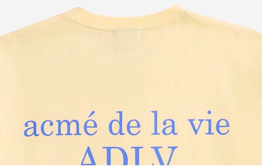 áo thun cổ tròn adlv basic yellow adlvbasic-vang
