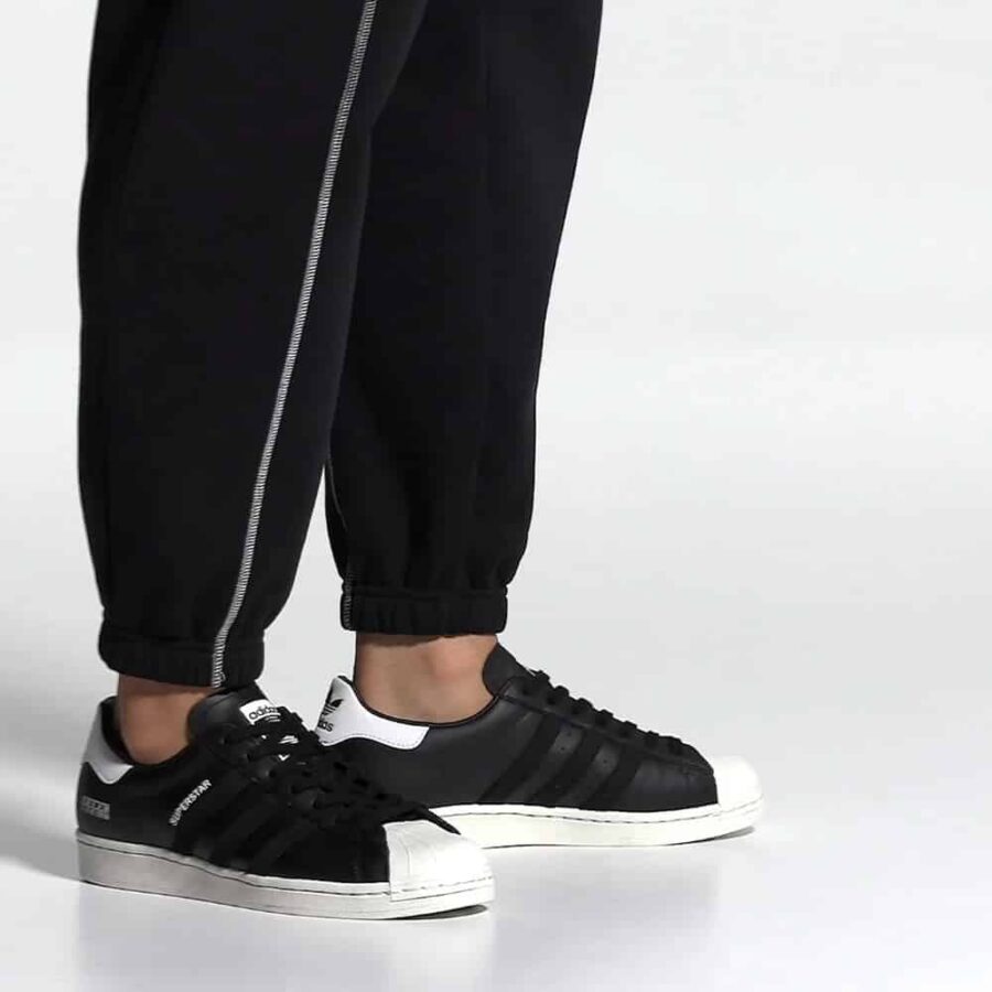giày adidas superstar 'size tag - core black' fv2809