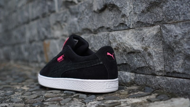 giày nam puma suede classic 'black pink' 368307-02