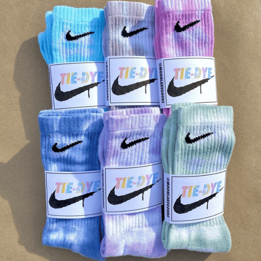 Tất Nike Tie Dye nhuộm thủ công