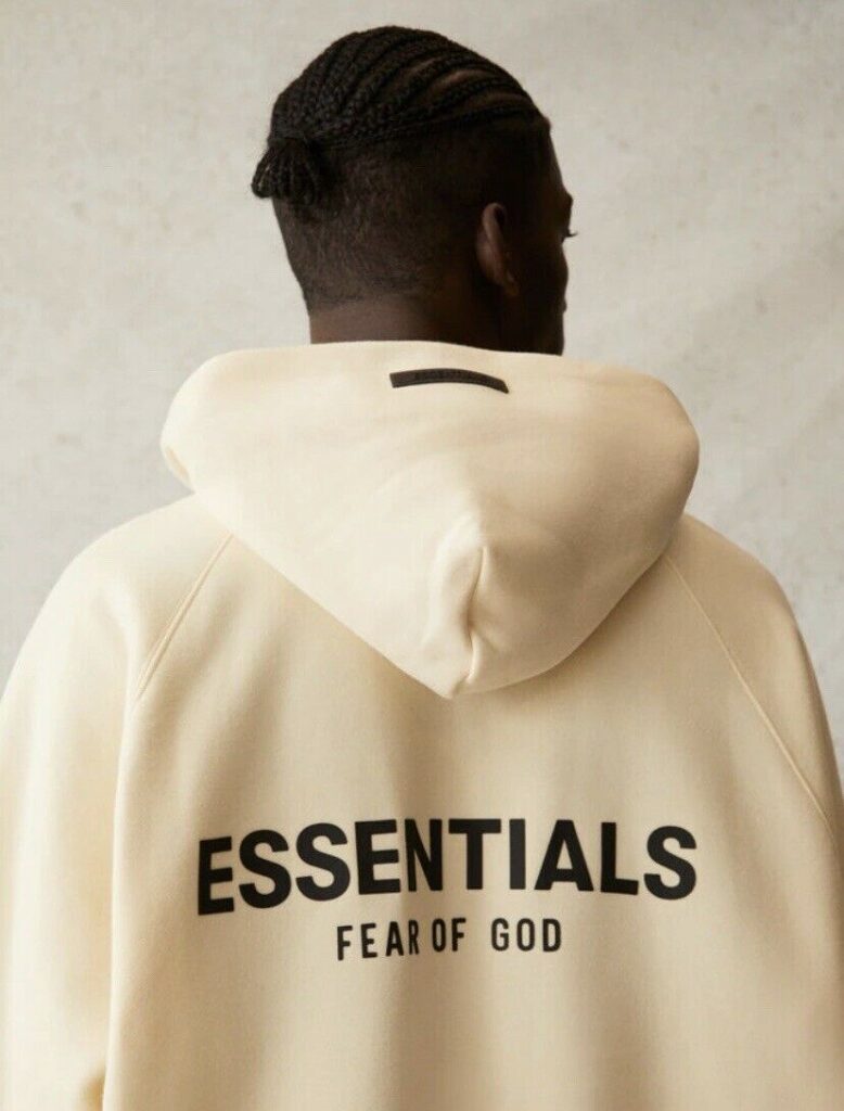 Áo Hoodie FEAR OF GOD ESSENTIALS Pull-Over SS21 Cream/Buttercream ...