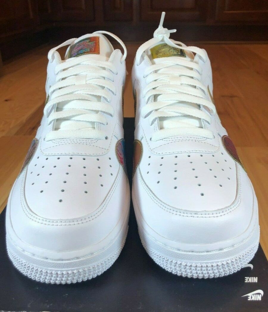 giày nam nike air force 1 low 'misplaced swoosh - white' ck7214-101