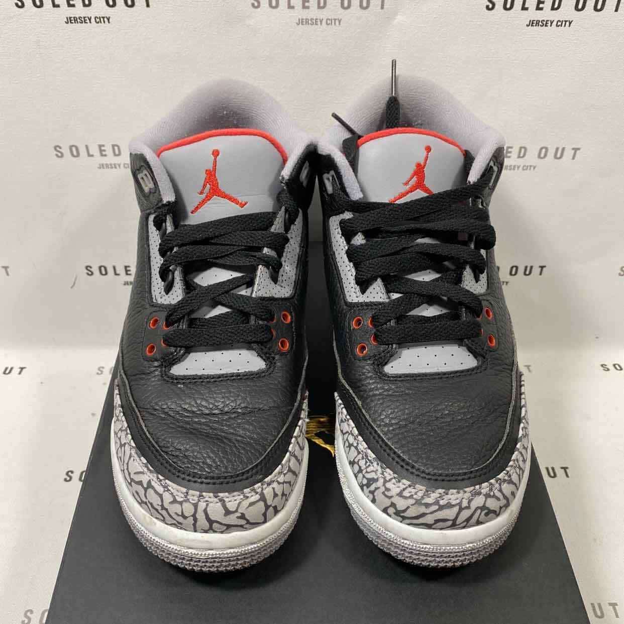 Giay Nữ Air Jordan 3 Retro Og Bg Black Cement 18 001 Chinh Hang Sneaker Daily