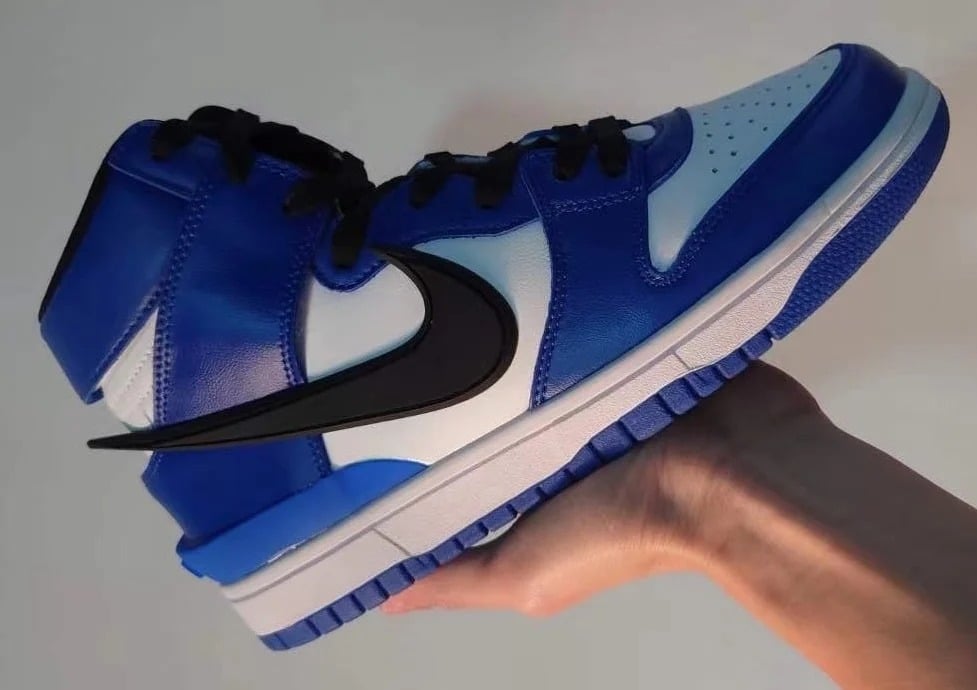 giày nam ambush x nike dunk high 'deep royal' cu7544-400