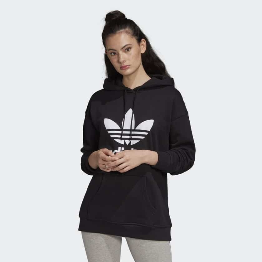 áo hoodie adidas adicolor trefoil fm3307