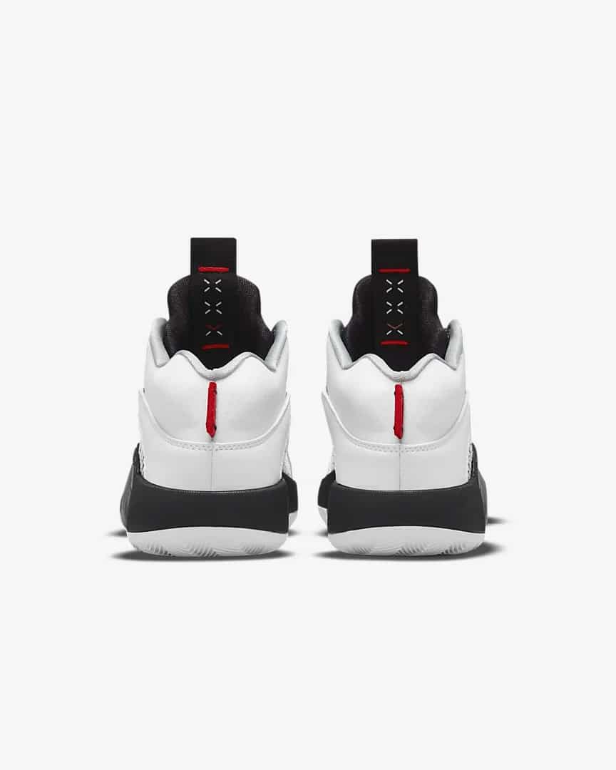 giày bóng rổ air jordan 35 low gs 'black white red' cq9433-101