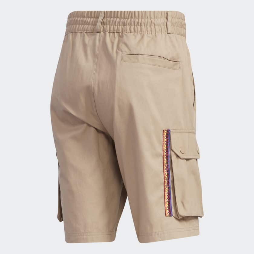 quần adidas adiplore box pocket shorts 'trace khaki' gp1120