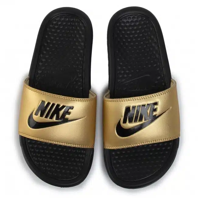 Nike benassi jdi on sale metallic