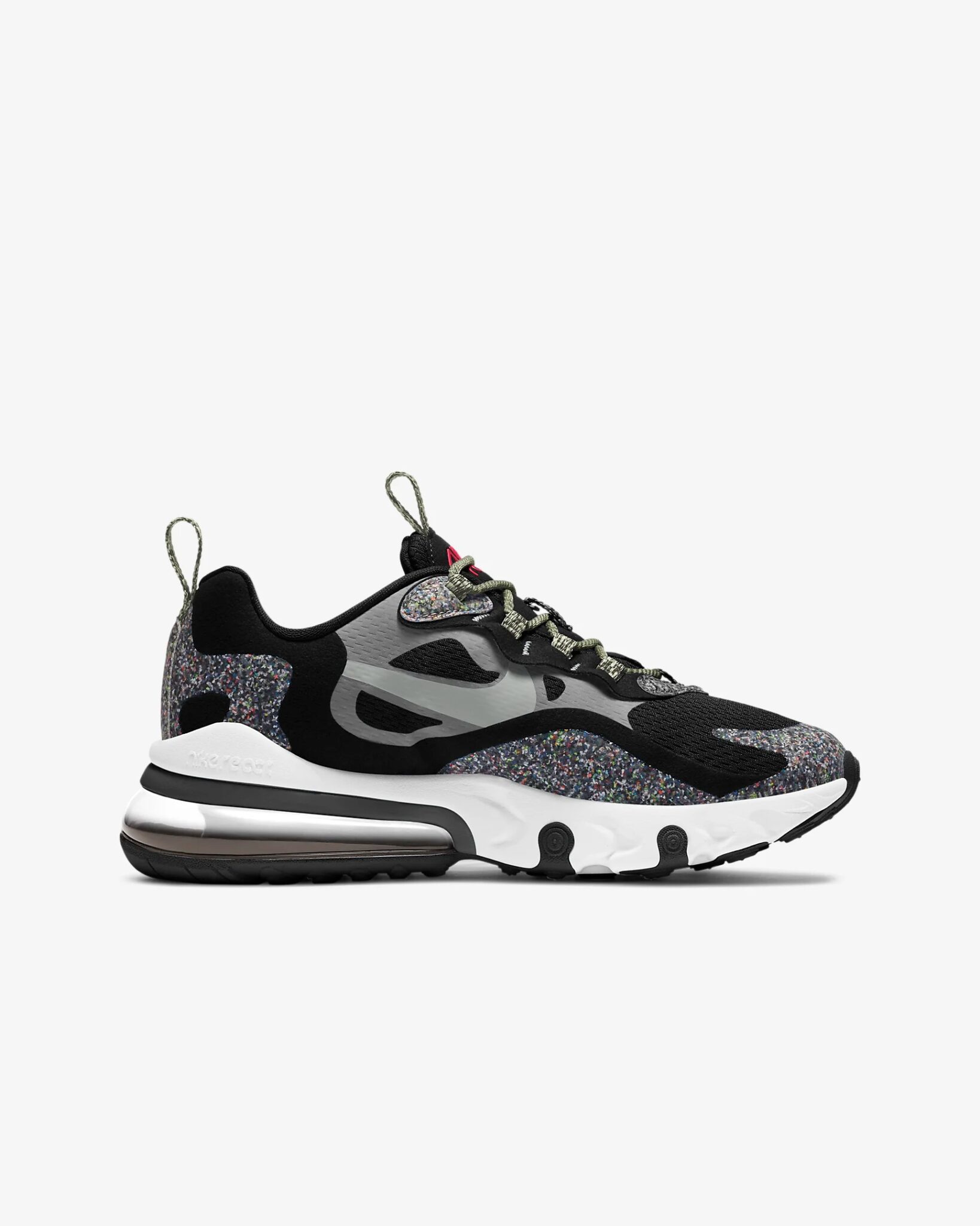 Giày Nike Air Max 270 React Se Gs 'Grind Black' Cn8282-001 - Sneaker Daily