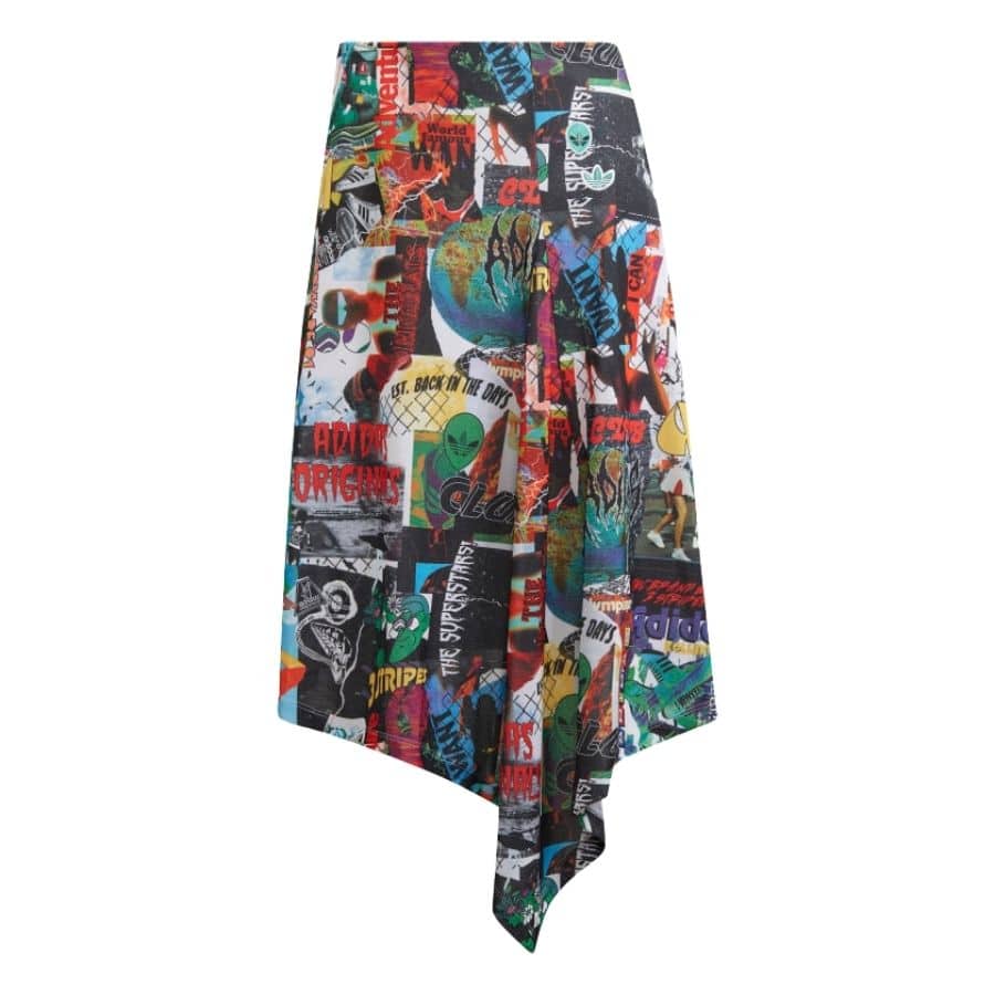 váy adidas allover print skirt 'multicolor' fu3766