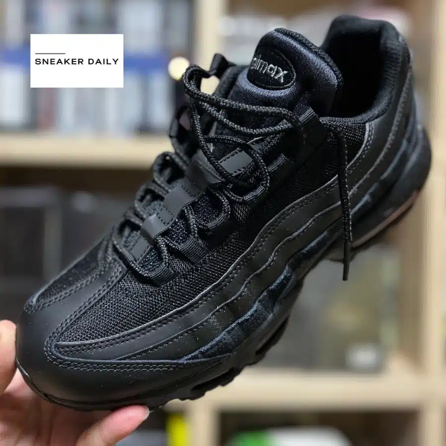Ci3705 001 Nike Air Max 95 Triple Black Essential Men's Size 12