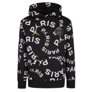 áo hoodie trẻ em jordan x psg 'black' 95a125-023