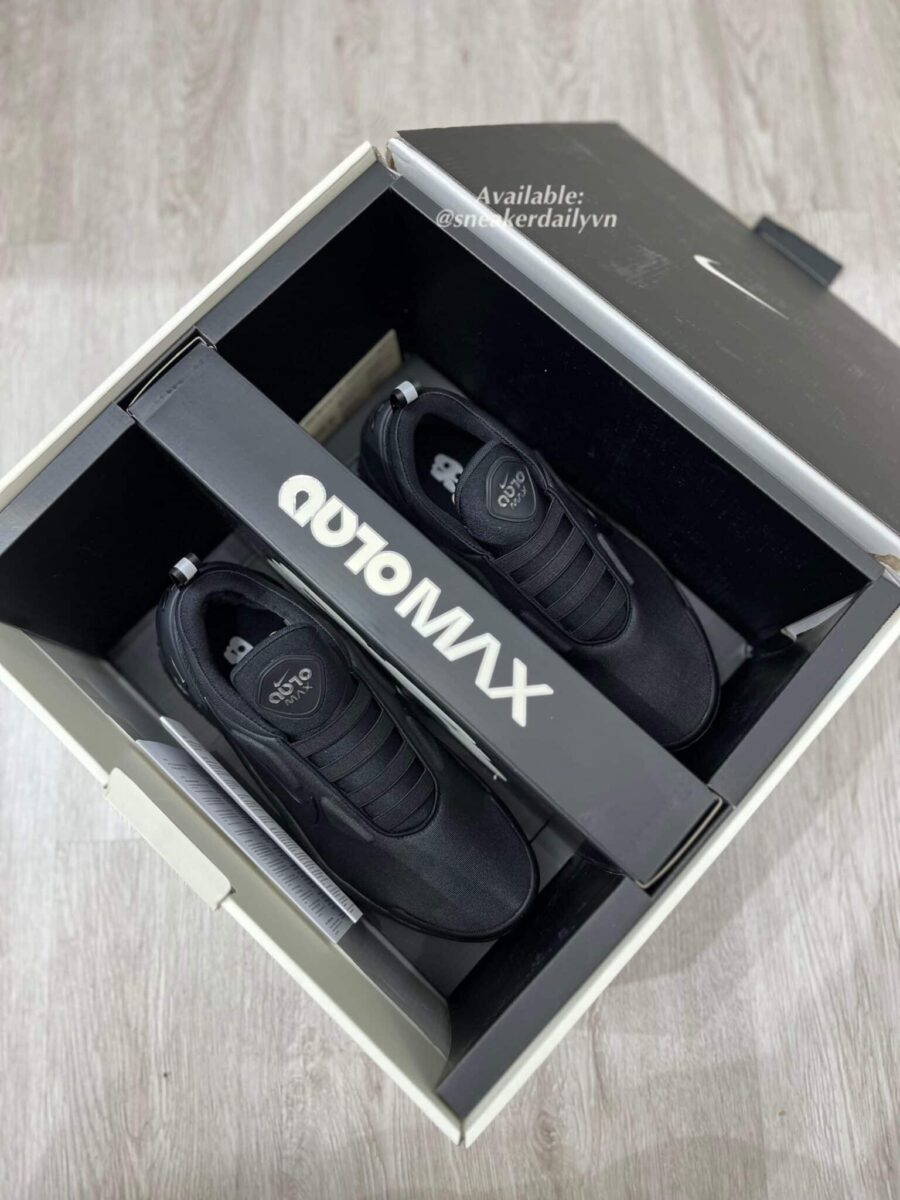 giày nike adapt auto max 'triple black' cz6797-002