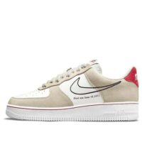 giày nam nike air force 1 low first use light sail red db3597-100