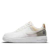 giày nữ nike air force 1 crater gs 'white orange' dh4339-100