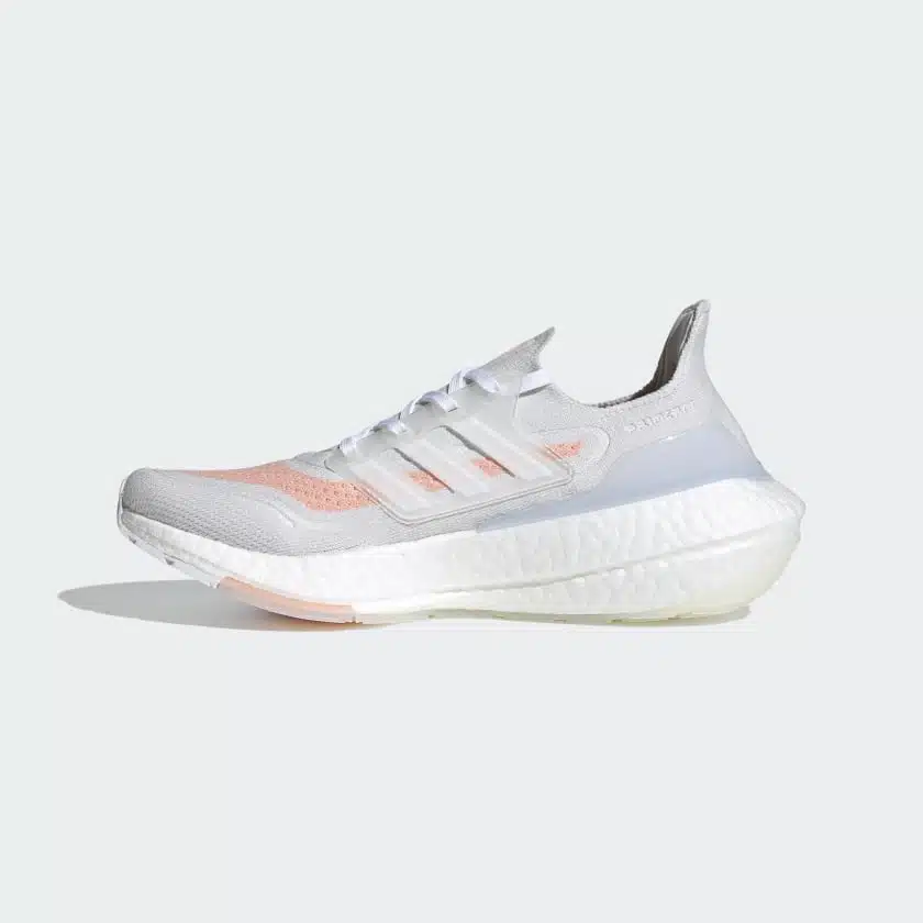 Adidas ultra boost w white glow & pink sale