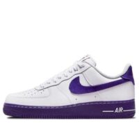 giày nike air force 1 '07 lv8 emb 'white court purple' db0264-100