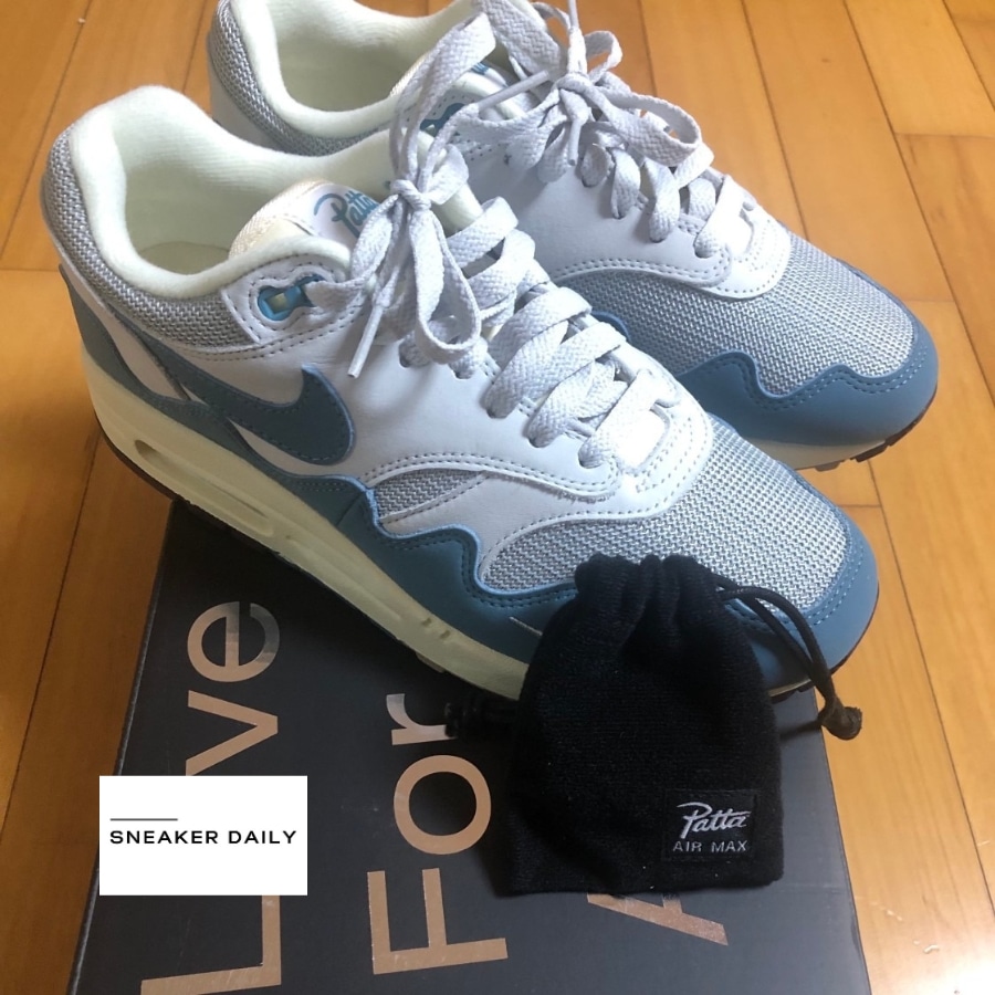 Giày Nike Patta X Air Max 1 'Noise Aqua' Dh1348-004 - Sneaker Daily