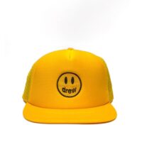 mũ drew house mascot trucker hat golden yellow