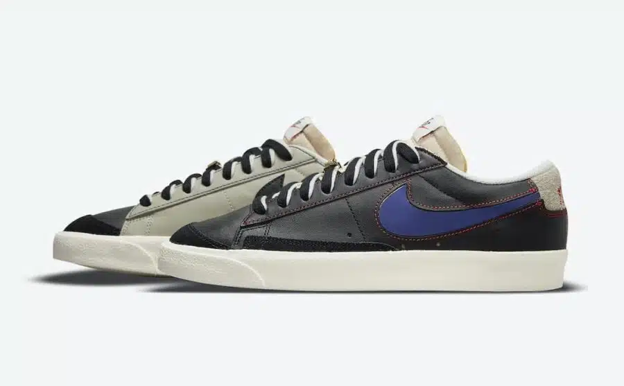 Giày Nike Blazer Low '77 Premium 'Removable Swoosh - Black' DH4370-001