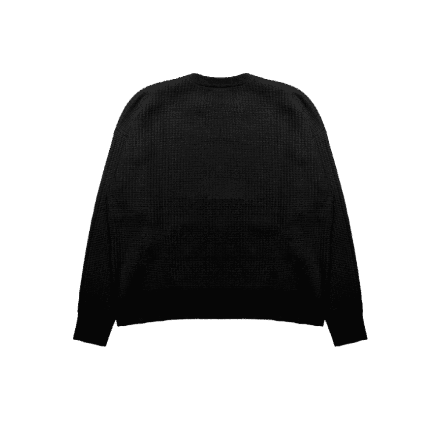 ao-drew-house-mascot-waffle-sweater-black