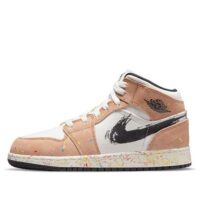 giày air jordan 1 mid se gs 'brushstroke paint splatter' da8006-100