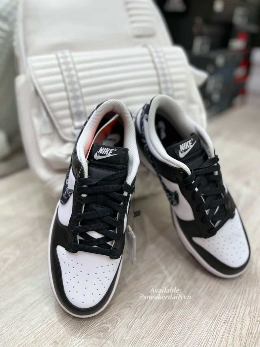 giày nike dunk low 'black paisley' dh4401-100