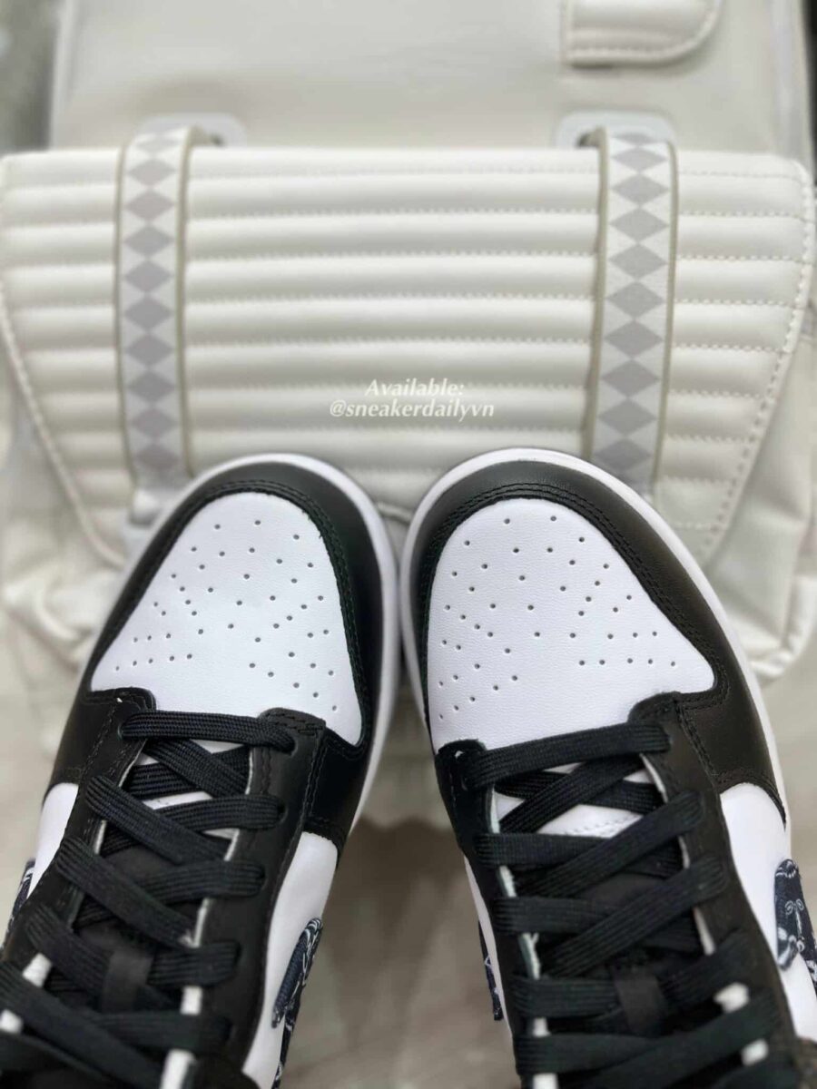 giày nike dunk low 'black paisley' dh4401-100