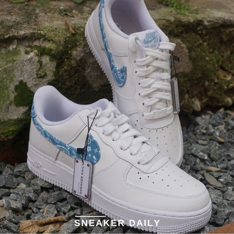 Giày Nike Air Force 1 '07 Essentials 'Blue Paisley' Dh4406-100 - Sneaker  Daily