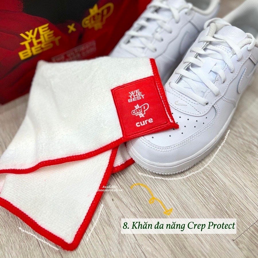 bộ sản phẩm làm sạch, bảo vệ giày tối thượng crep protect x dj khaled sneaker care collection