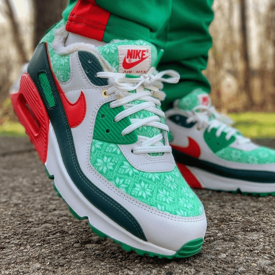 Giày Nike Air Max 90 'Nordic Christmas' Dc1607-100 - Sneaker Daily